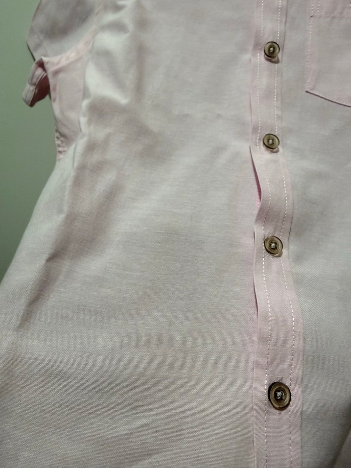 Erkek Çocuk Pastel Pembe Kısa Kollu Gömlek - Görsel 3