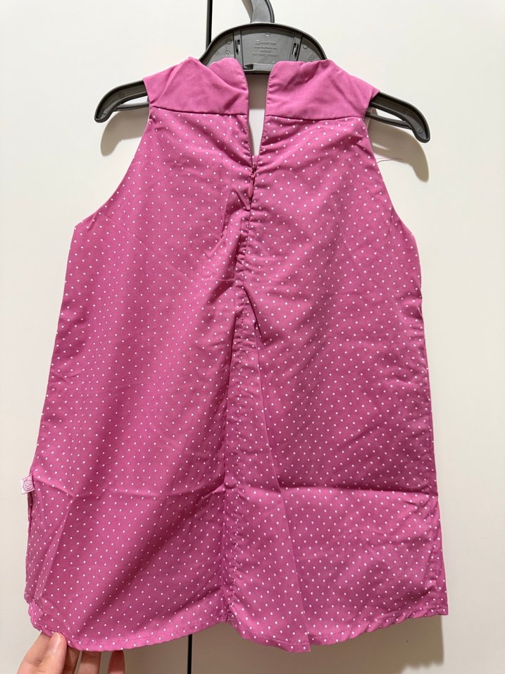 Pembe Kolsuz Kız Elbisesi - Görsel 4