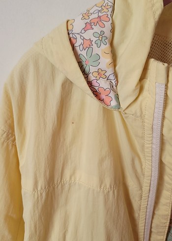 Zara kız çocuk Kapüşonlu Fermuarlı  Yağmurluk - Görsel 2