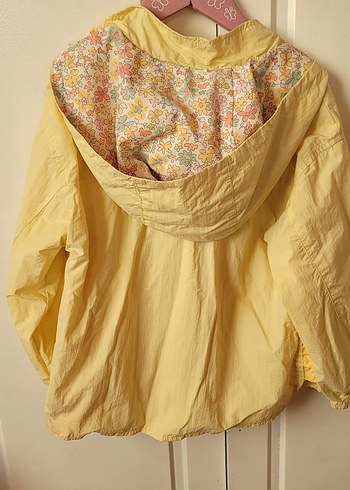 Zara kız çocuk Kapüşonlu Fermuarlı  Yağmurluk - Görsel 5