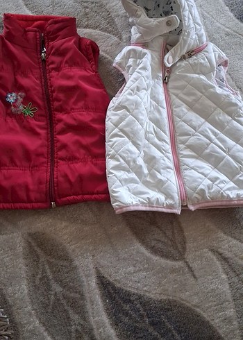 Kız Çocuk Nakışlı Fermuarlı Yelek - Görsel 5