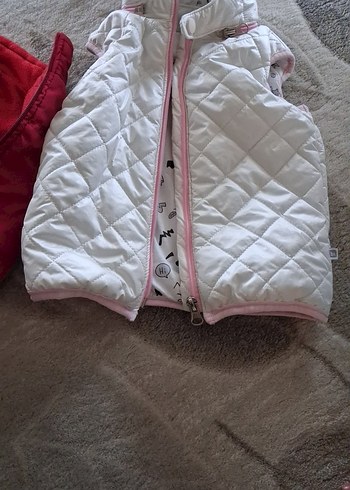 Kız Çocuk Nakışlı Fermuarlı Yelek - Görsel 4