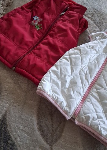 Kız Çocuk Nakışlı Fermuarlı Yelek - Görsel 6