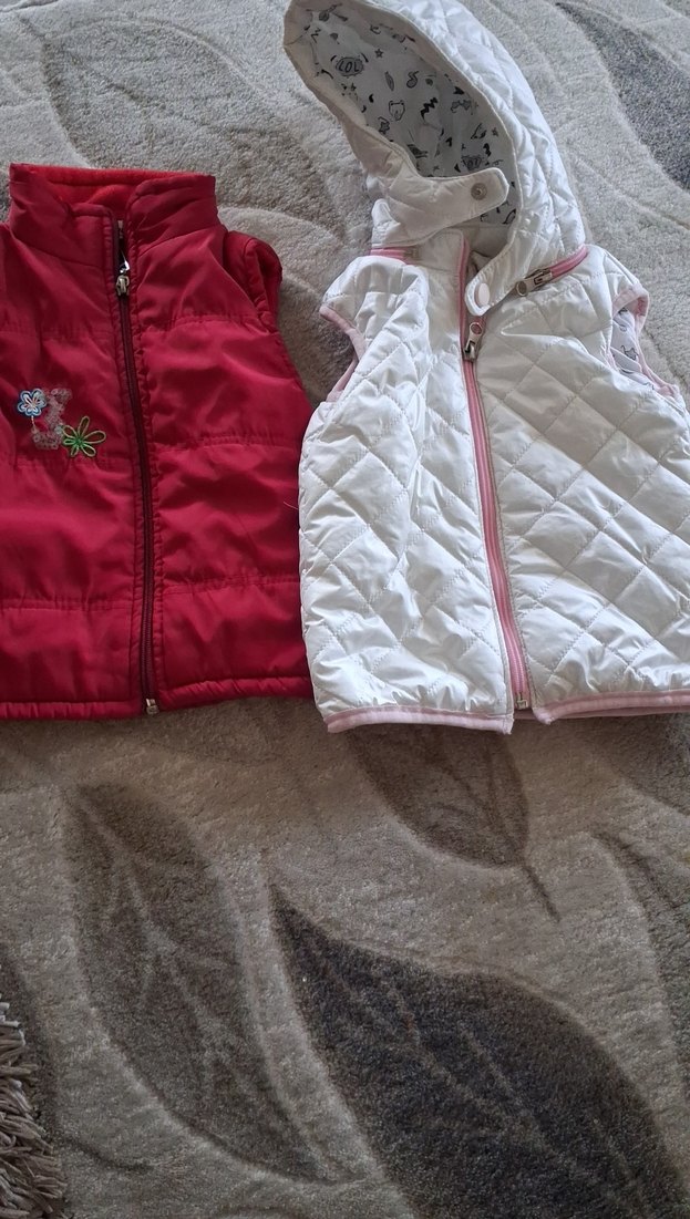 Kız Çocuk Nakışlı Fermuarlı Yelek - Görsel 5