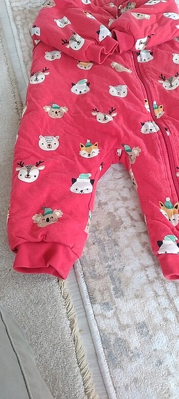 9-12 Ay Beden kırmızı Renk Çocuk uyku tulumu