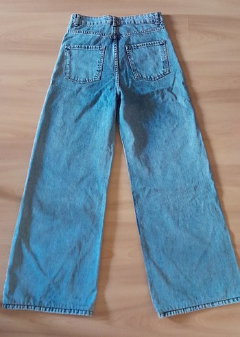 Geniş Kesim Kadın Kot Pantolon - Görsel 3