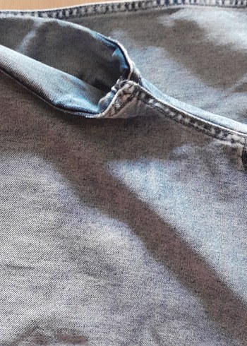 Geniş Kesim Kadın Kot Pantolon - Görsel 4