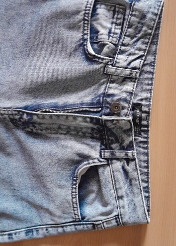 Geniş Kesim Kadın Kot Pantolon - Görsel 2