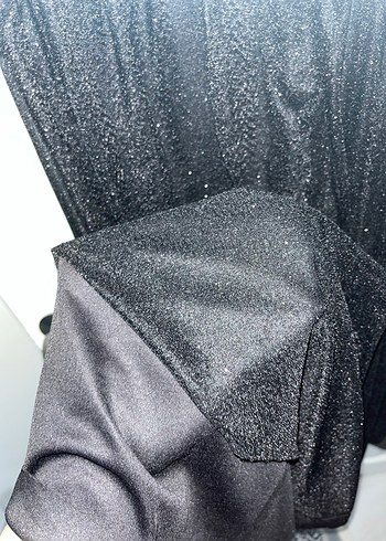 Kadın Siyah Midi Boy V Yaka Abiye Elbise - Görsel 7