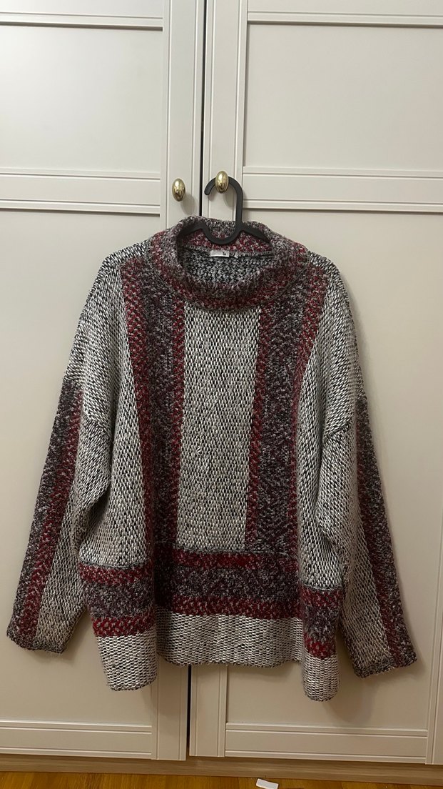 Gri Örgü Erkek Triko Kazak - Görsel 2