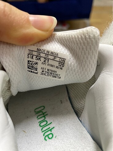 21 Beden beyaz Renk Unisex çocuk spor ayakkabısı