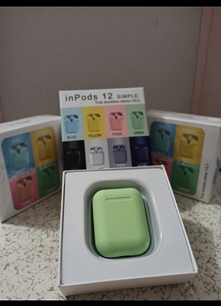 Airpods Bluetooth kulaklık yeni etiketli paketli ürün inpods12#a