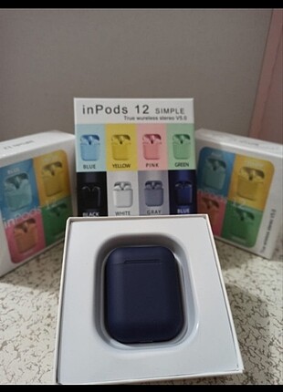Airpods Bluetooth kulaklık yeni etiketli paketli ürün inpods12#a