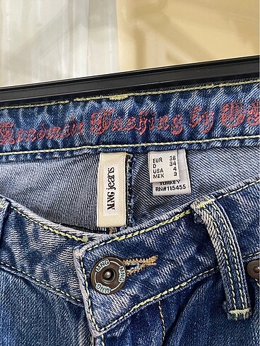 36 Beden mavi Renk mango kadın jean pantolon