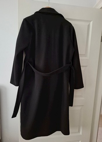 Siyah Uzun Klasik Kaban - Görsel 4