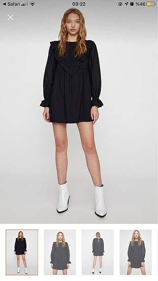 Pull and bear kısa babydoll elbise?