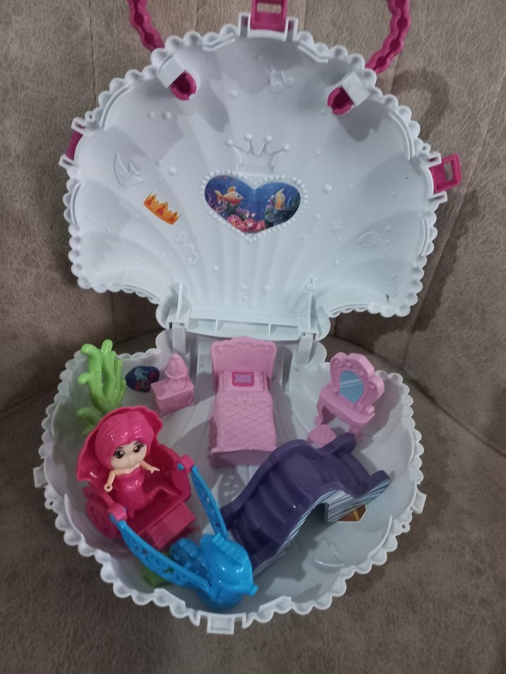 Renkli Pembe Oyuncak Deniz Kızı Seti - Görsel 2