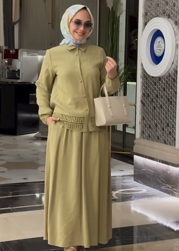 Nihle tesettür takım - Görsel 5