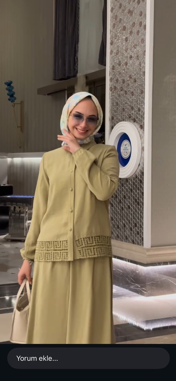 Nihle tesettür takım - Görsel 2