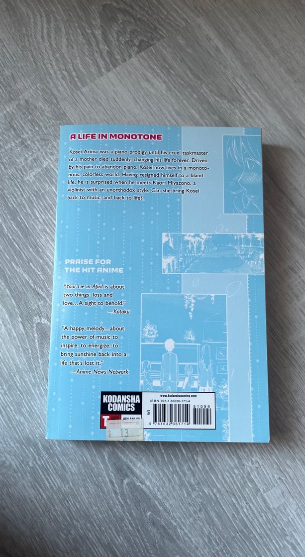 your lie in april ingilizce manga 1 - Görsel 2