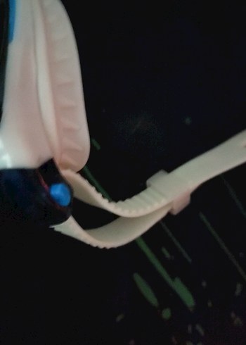 Beyaz Elastik Spor Yüzücü Gözlüğü - Görsel 3