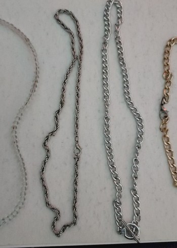 Zincir Detaylı Kadın El Zinciri Altın Renk 5 tanesi - Görsel 3