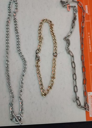 Zincir Detaylı Kadın El Zinciri Altın Renk 5 tanesi - Görsel 4