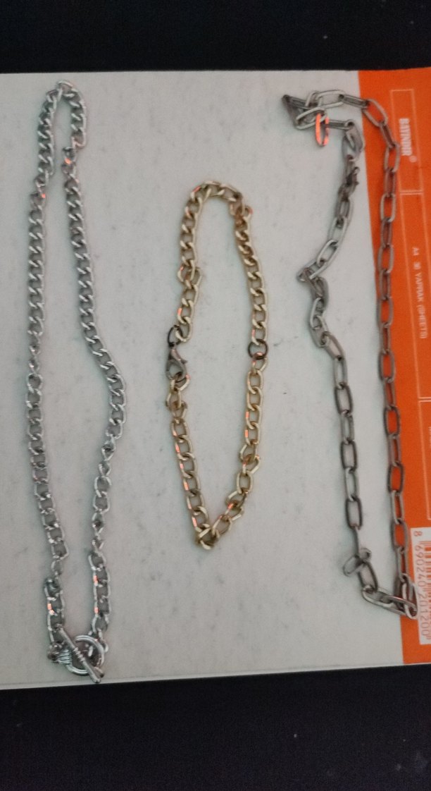 Zincir Detaylı Kadın El Zinciri Altın Renk 5 tanesi - Görsel 4