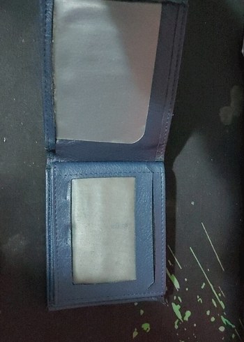 Mavi Erkek Cüzdanı Gri Desenli - Görsel 2