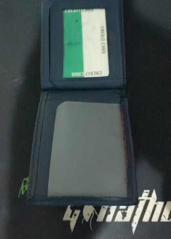 Mavi Erkek Cüzdanı Gri Desenli - Görsel 3