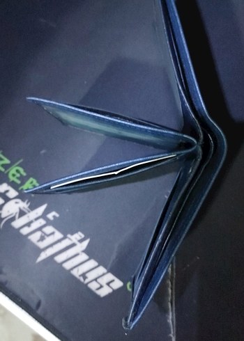 Mavi Erkek Cüzdanı Gri Desenli - Görsel 7