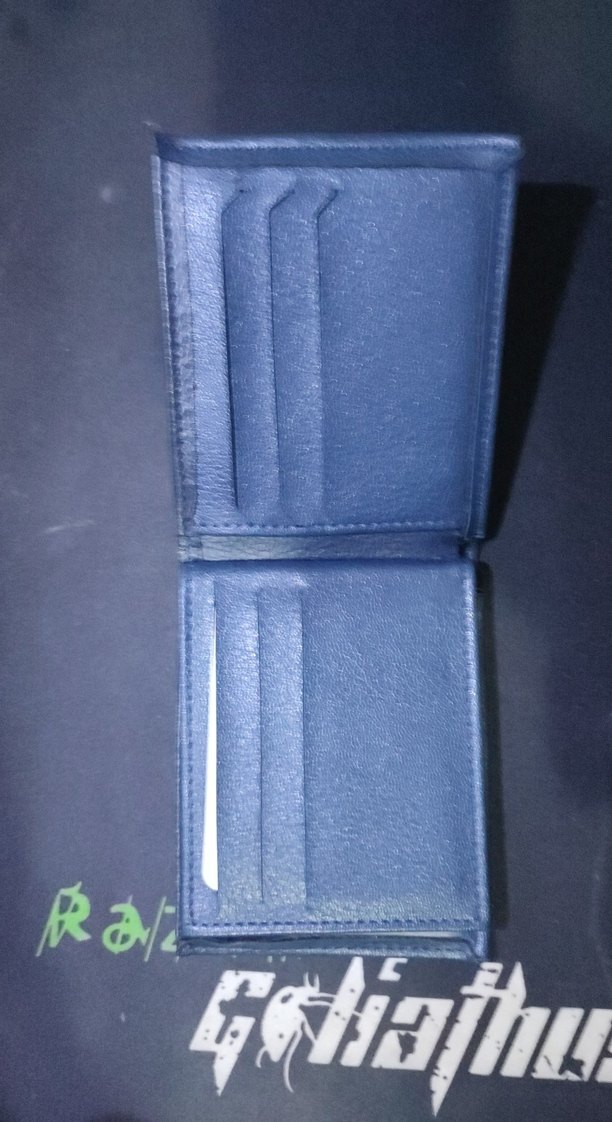 Mavi Erkek Cüzdanı Gri Desenli - Görsel 5