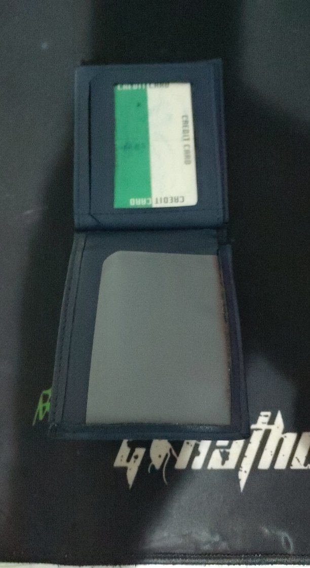 Mavi Erkek Cüzdanı Gri Desenli - Görsel 3