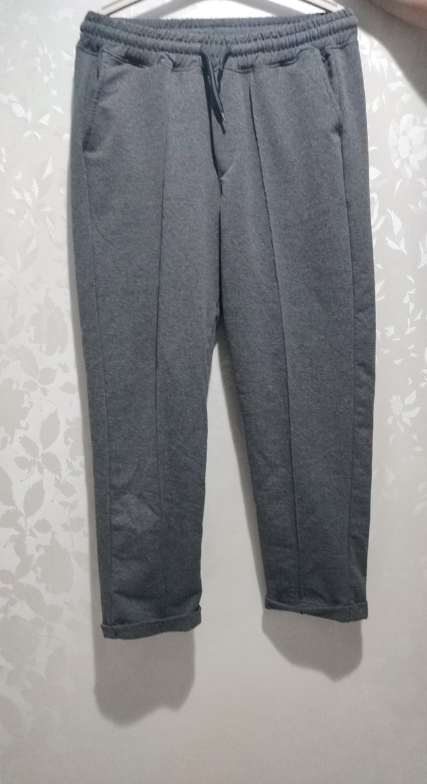 Gri Erkek Normal Kesim Eşofman Altı - Görsel 2