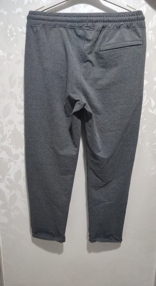 Gri Erkek Normal Kesim Eşofman Altı - Görsel 4