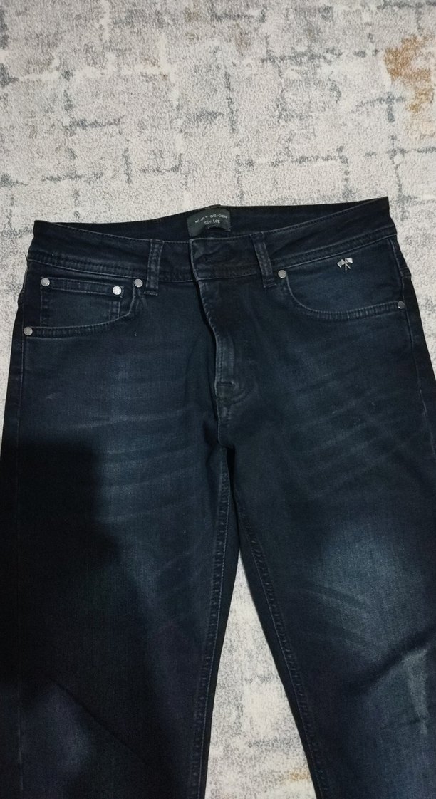 Gri Regular Fit Erkek Denim Pantolon - Görsel 2
