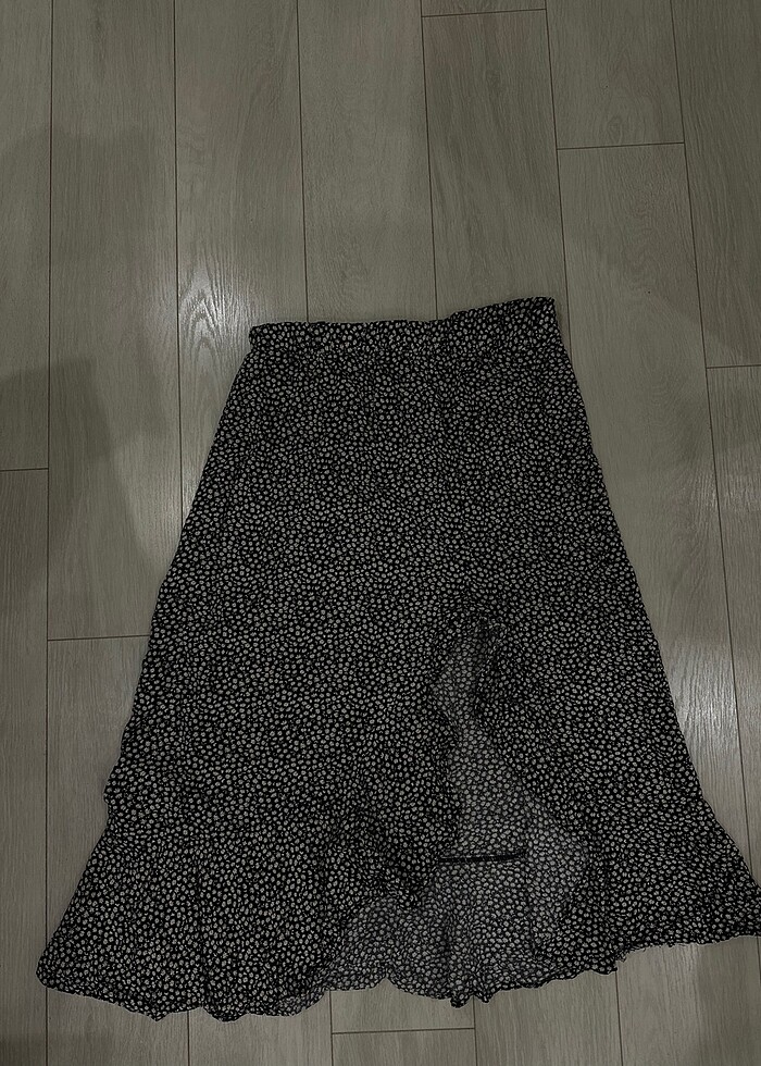 Ambar yırtmaçlı etek - Görsel 2