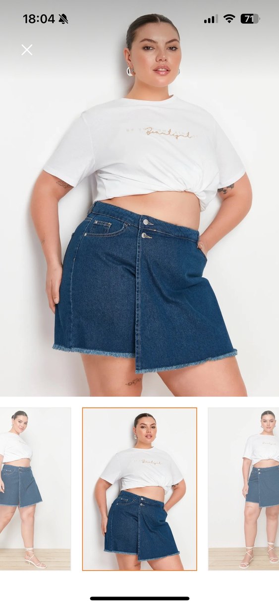 Mavi Loose Fit Mini Denim Şort - Görsel 2