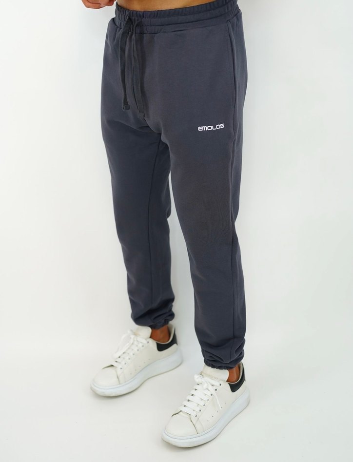 Gri Erkek Rahat Kesim Eşofman Altı Emolos - Görsel 2