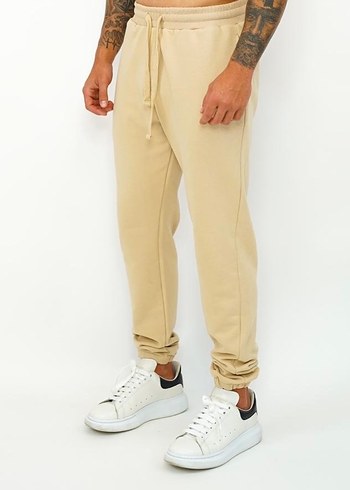 Bej Erkek Rahat Kesim Eşofman Altı Emolos - Görsel 2