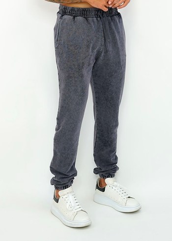 Gri Denim Kadın Rahat Kesim Eşofman Emolos - Görsel 2