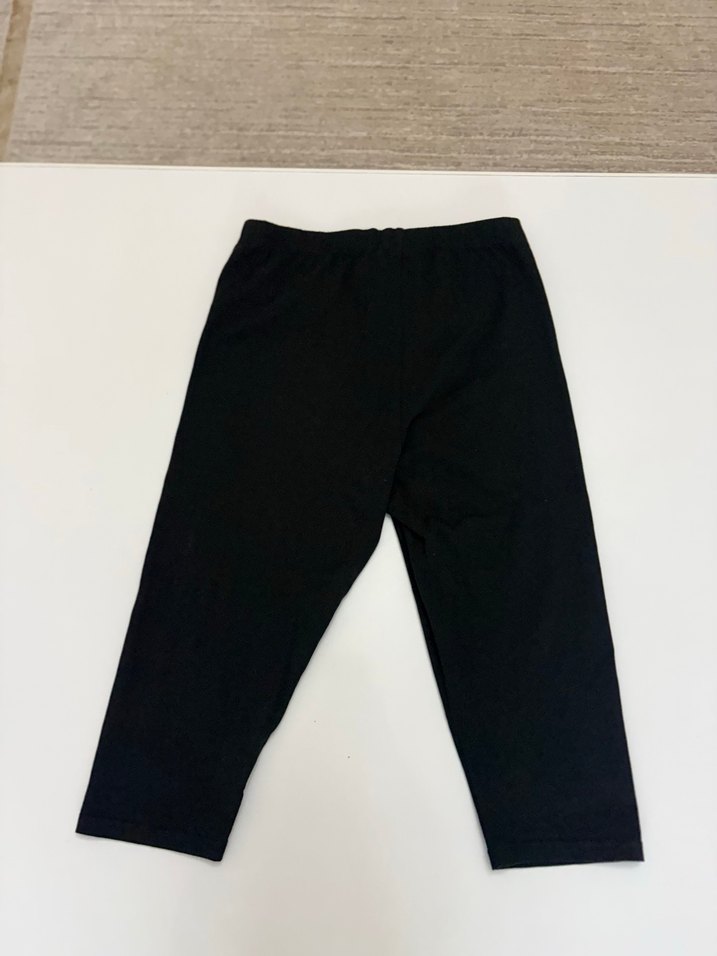 Kız Siyah Süet Tayt - Görsel 3