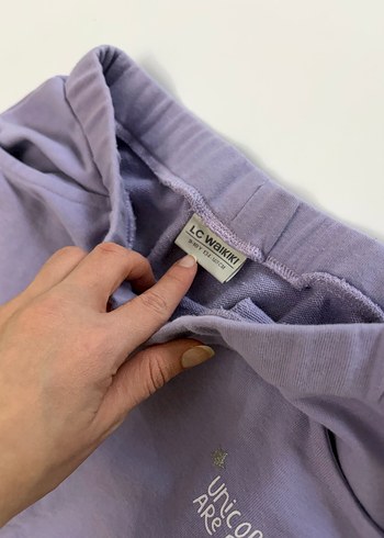 Mor Rahat Kesim Kız Tayt - Görsel 4