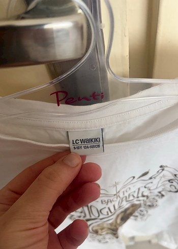 LCW Kids Beyaz Harry Potter Baskılı Uzun Kollu Tişört - Görsel 3