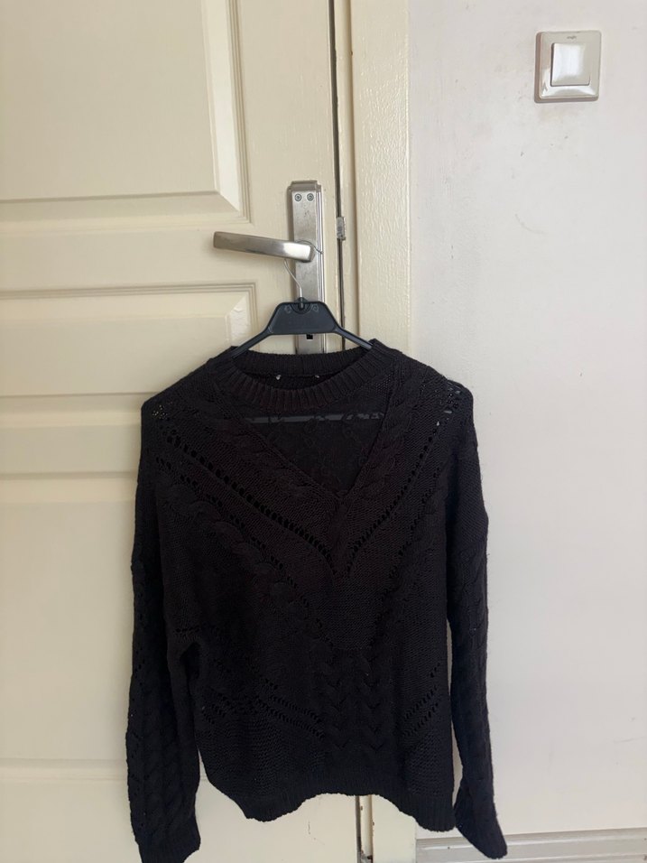 Erkek/kız Çocuk Siyah Kapüşonlu Sweatshirt - Görsel 4