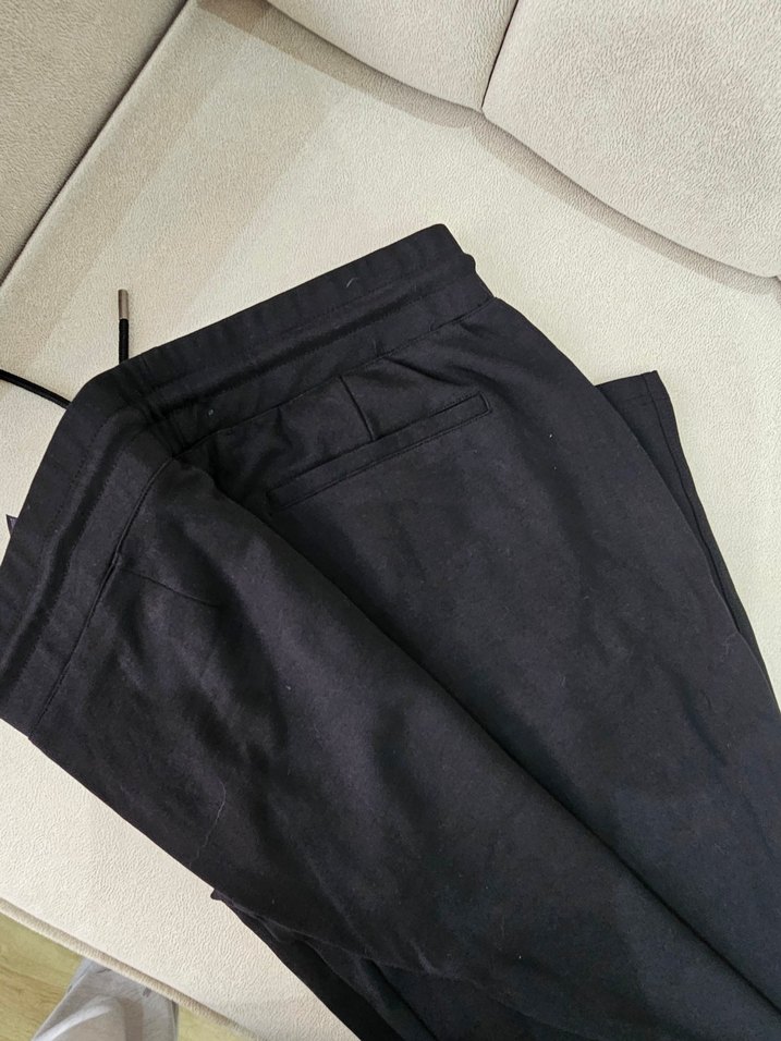 Guess Siyah Fermuarlı Erkek Eşofman Altı - Görsel 2