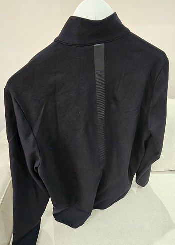 Avva Siyah Fermuarlı Erkek Spor Ceket - Görsel 3