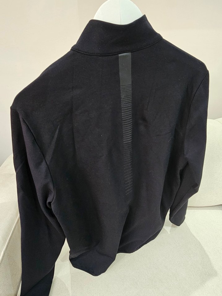 Avva Siyah Fermuarlı Erkek Spor Ceket - Görsel 3