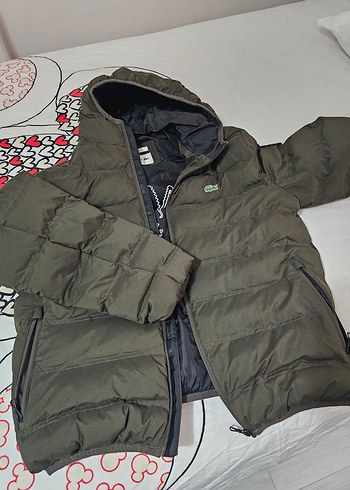 Kapüşonlu Fermuarlı Yeşil Erkek Mont - Görsel 2