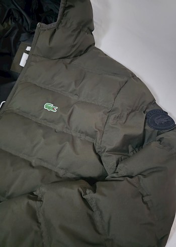 Kapüşonlu Fermuarlı Yeşil Erkek Mont - Görsel 4